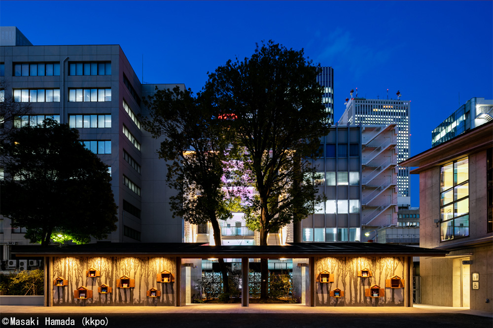 トイレ建物全景（夜景）